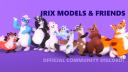 Discovery splash banner for Irix models & friends Discord server