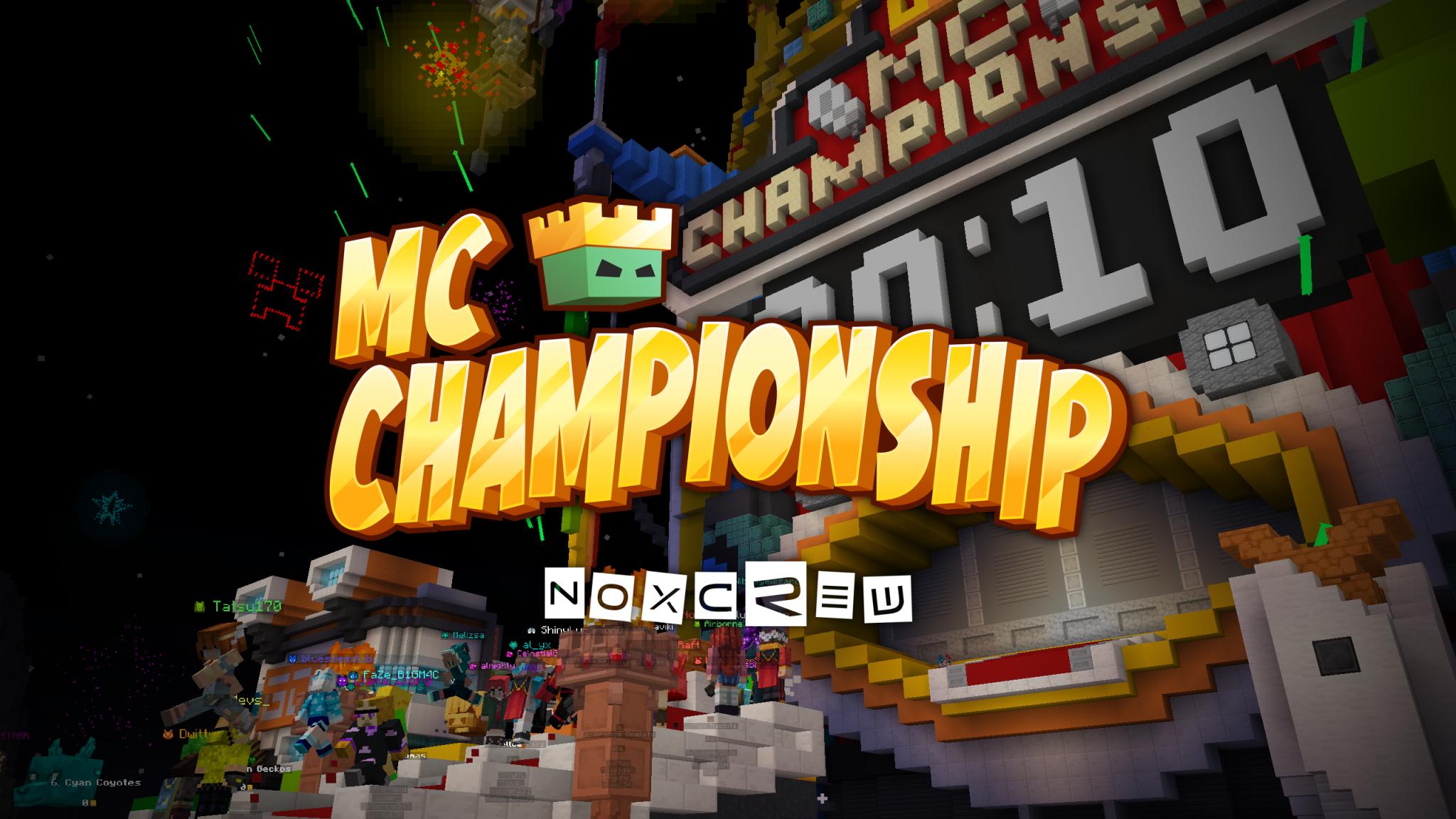 Discovery splash banner for MC Championship Discord server
