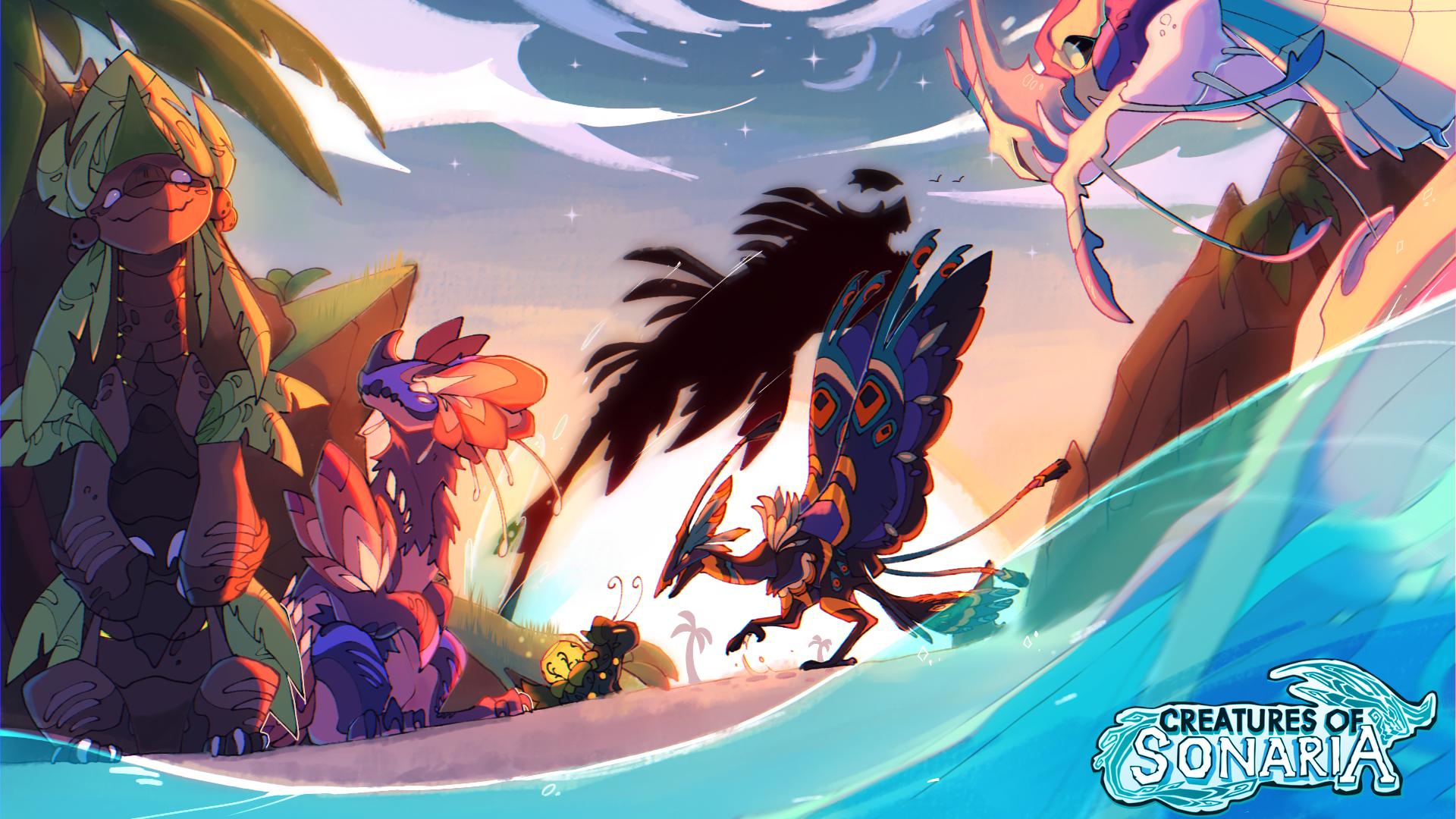 Discovery splash banner for Creatures of Sonaria Discord server