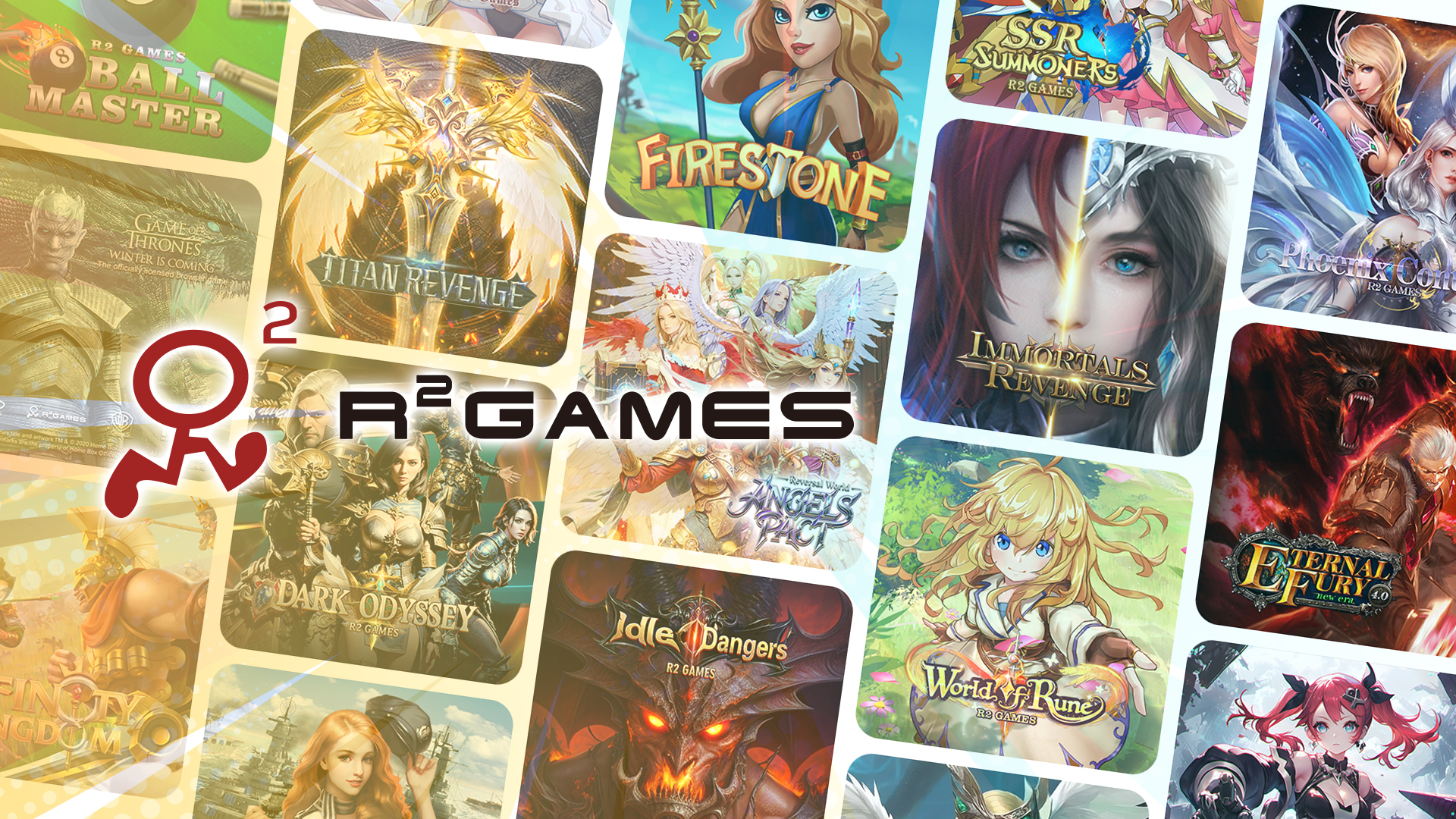 Discovery splash banner for R2Games Community Discord server