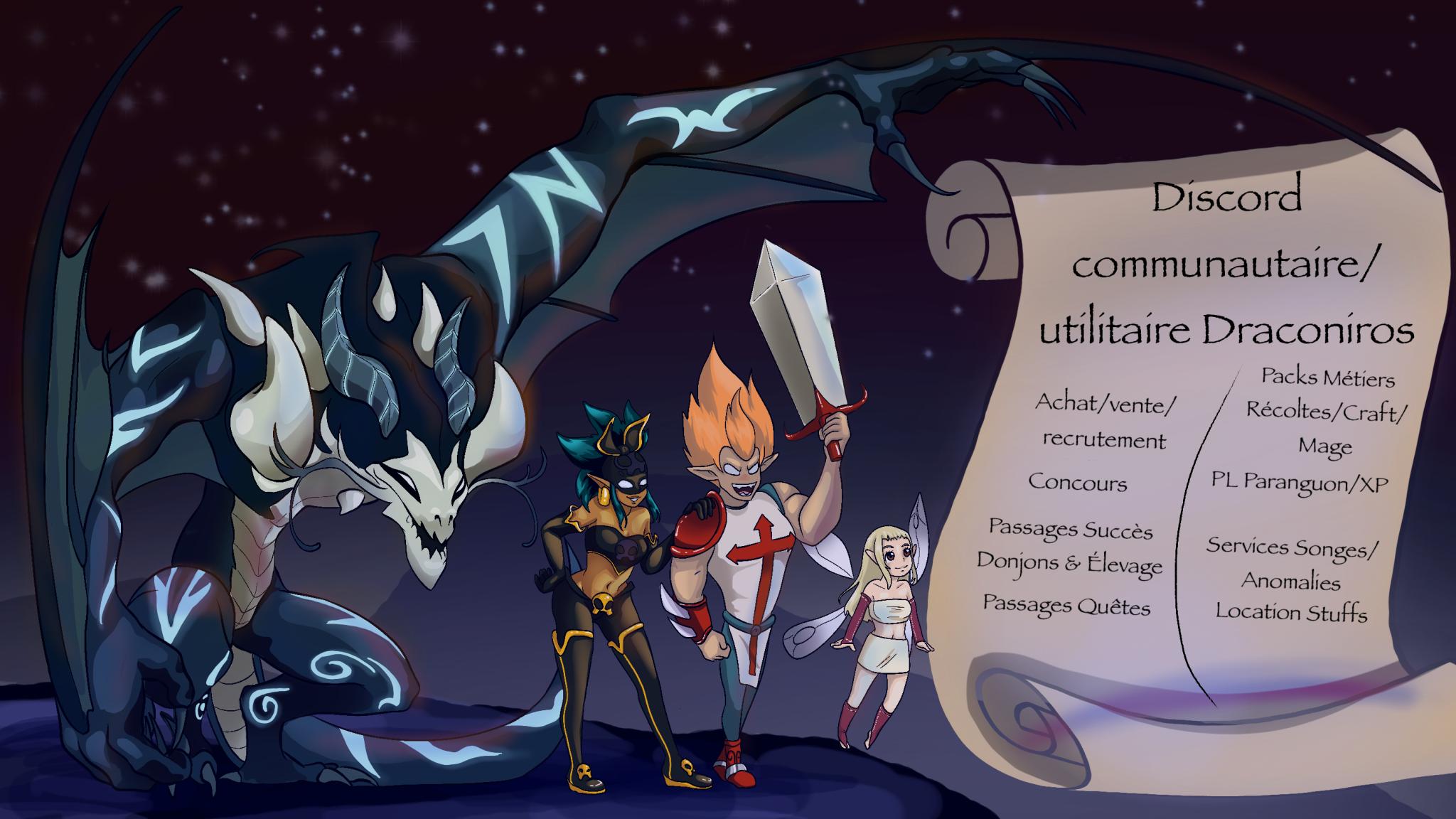 Discovery splash banner for Yoshiiy Passeurs Draconiros Discord server