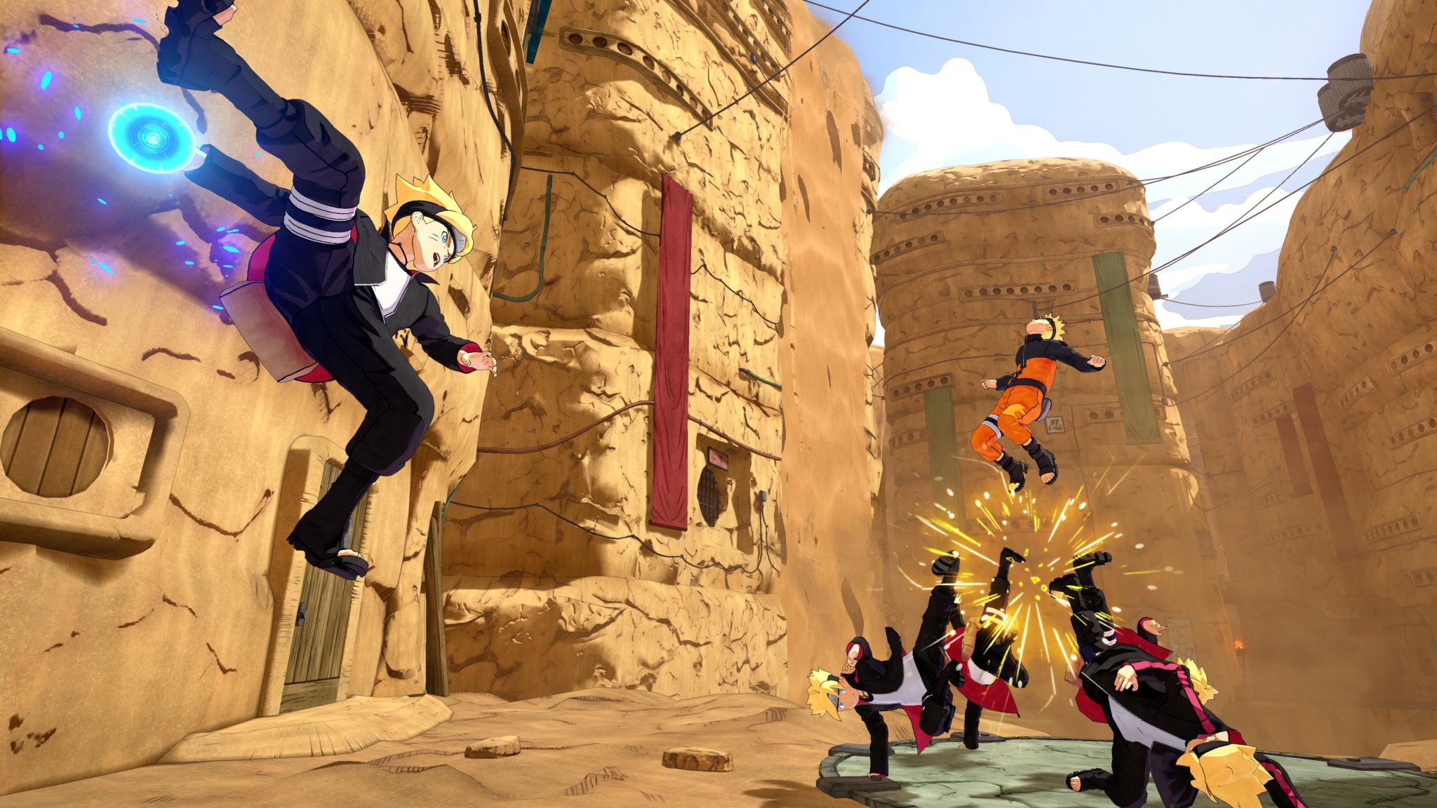 Discovery splash banner for Boruto Shinobi Striker Discord server