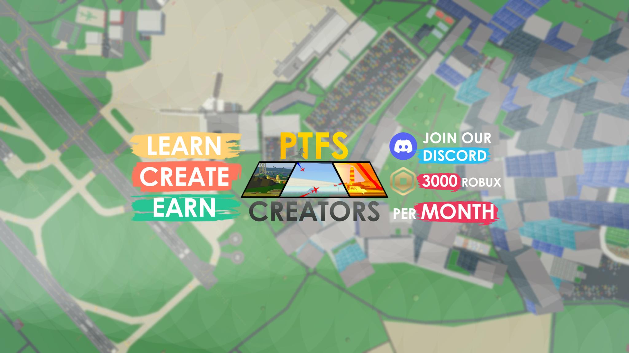 Discovery splash banner for PTFS Creators Discord server