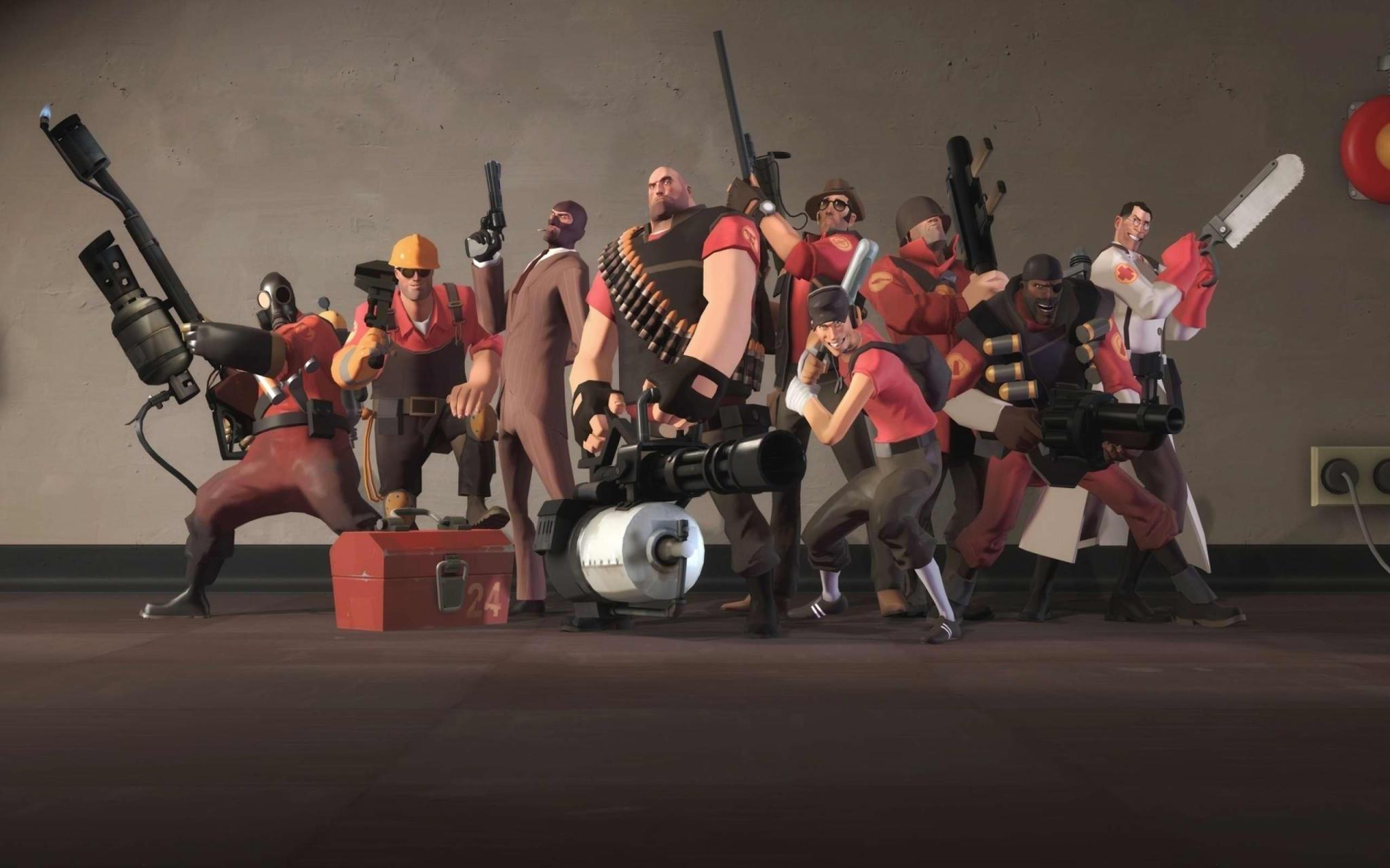 Discovery splash banner for TF2+ Discord server