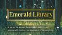 Discovery splash banner for Emerald Library Discord server