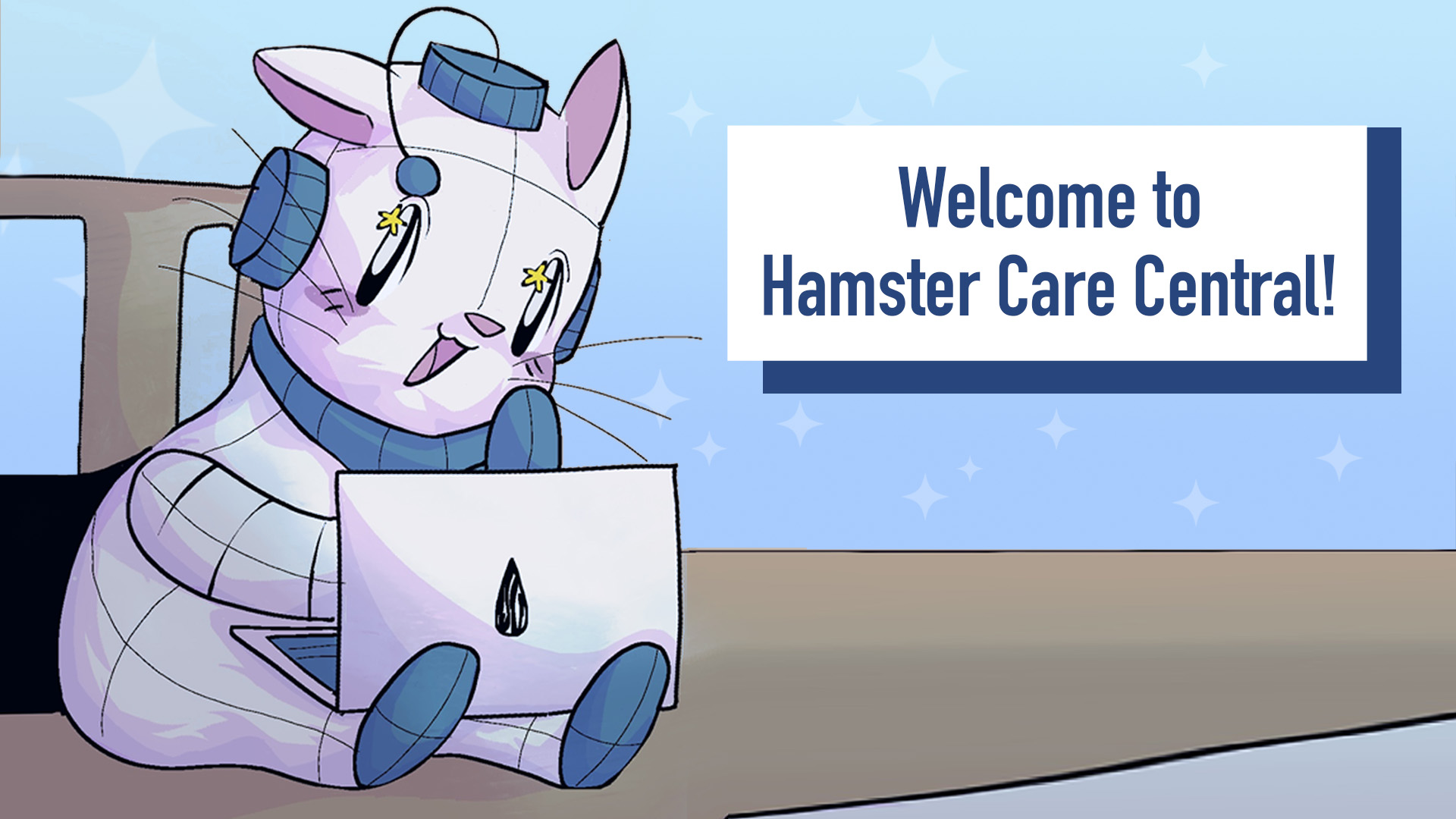 Discovery splash banner for Hamster Care Central Discord server