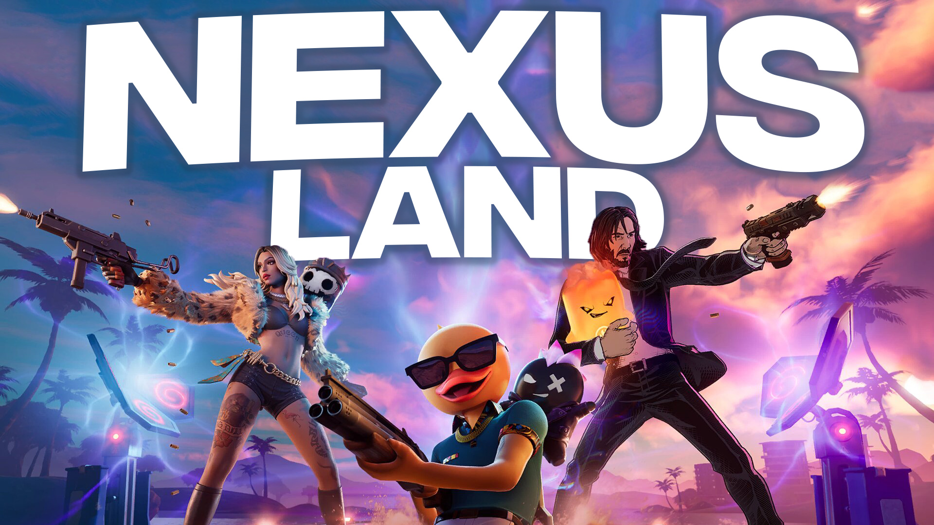 Discovery splash banner for Nexus Land Discord server