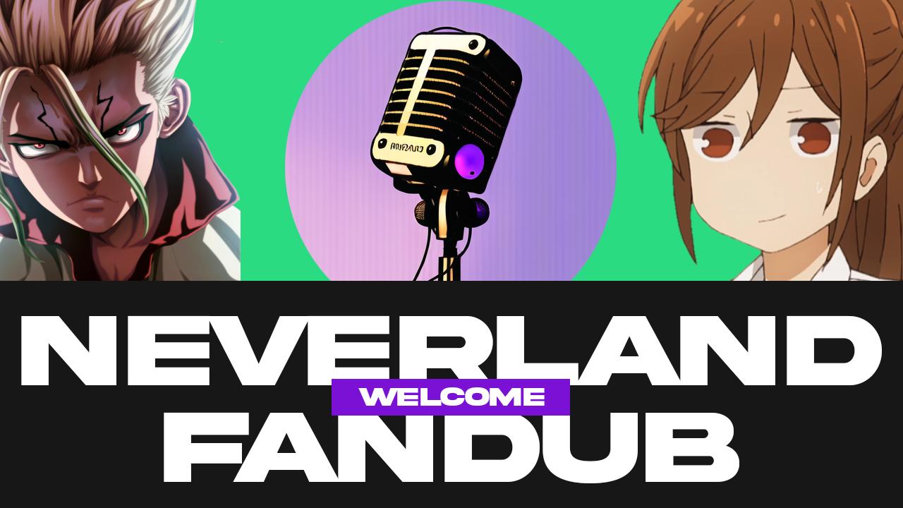 Discovery splash banner for Neverland Fandub Discord server