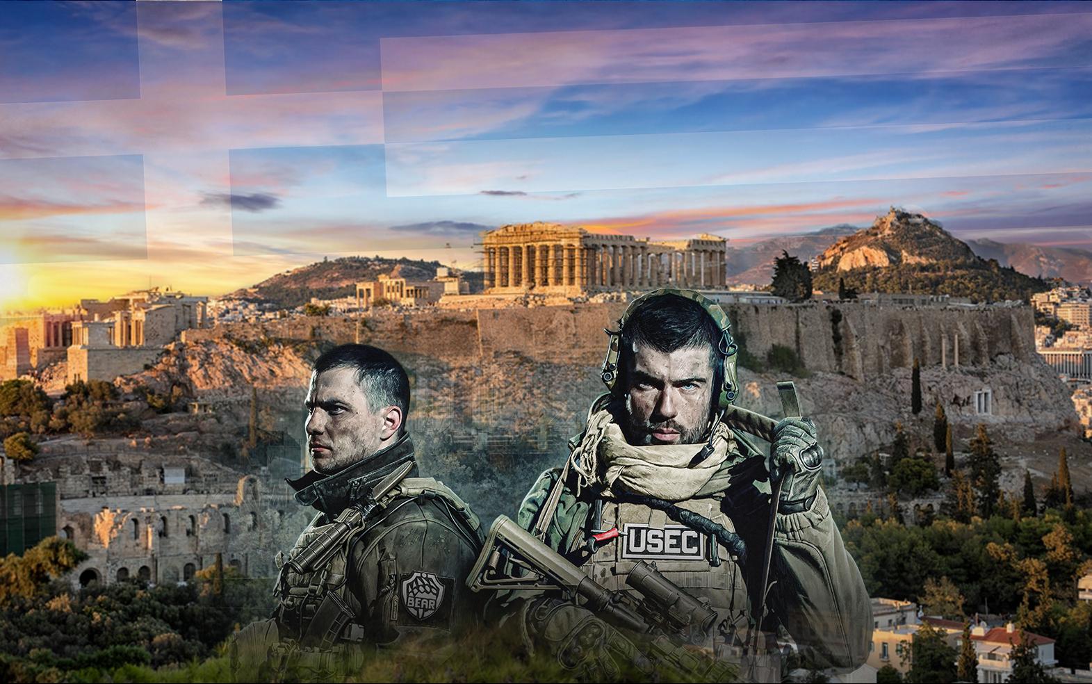 Discovery splash banner for Escape from Tarkov GR | Tarkov Arena Discord server