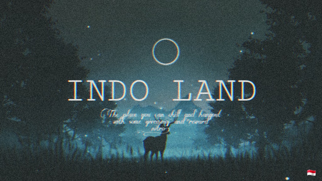 Discovery splash banner for INDOLAND #wewerehere Discord server