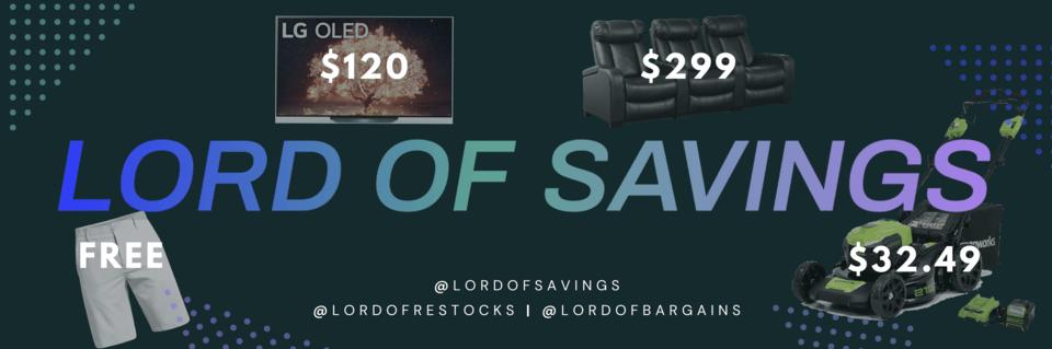 Discovery splash banner for Lord Of Savings | Deal Community Discord server