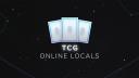Discovery splash banner for TCG Online Locals Discord server