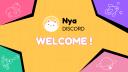 Discovery splash banner for Nya Community Discord server