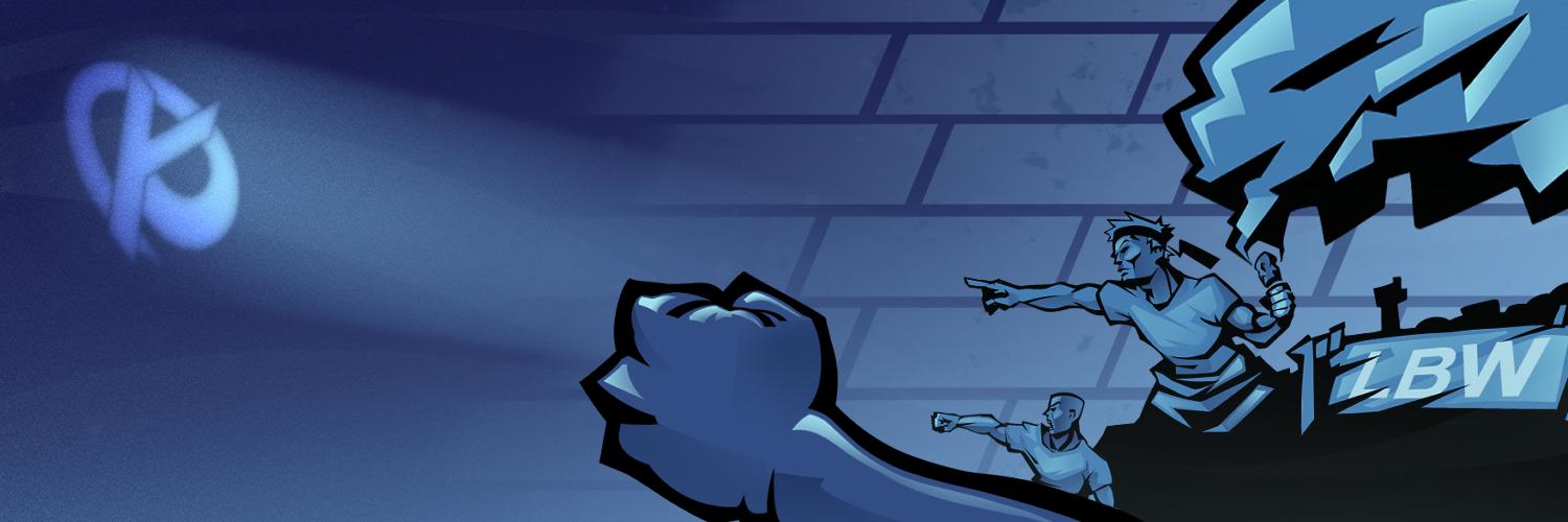 Discovery splash banner for LE BLUE WALL - Association Discord server