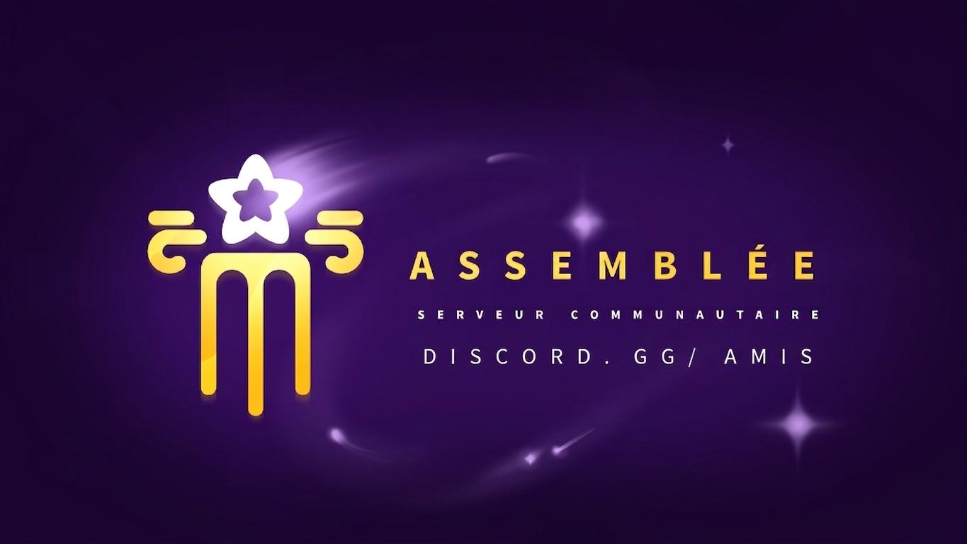 Discovery splash banner for ✨ L'Assemblée ✨ Discord server