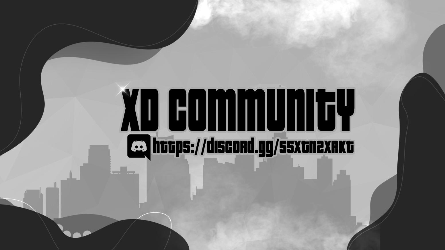 Discovery splash banner for XD COMMUNITY Discord server
