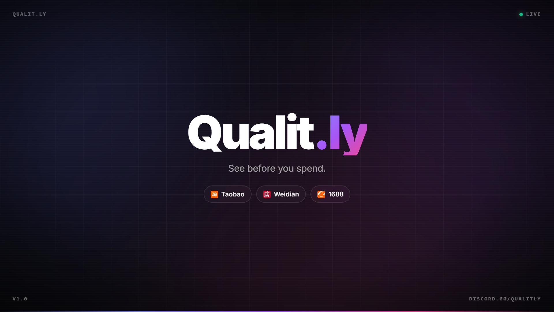 Discovery splash banner for Qualit.ly Discord server
