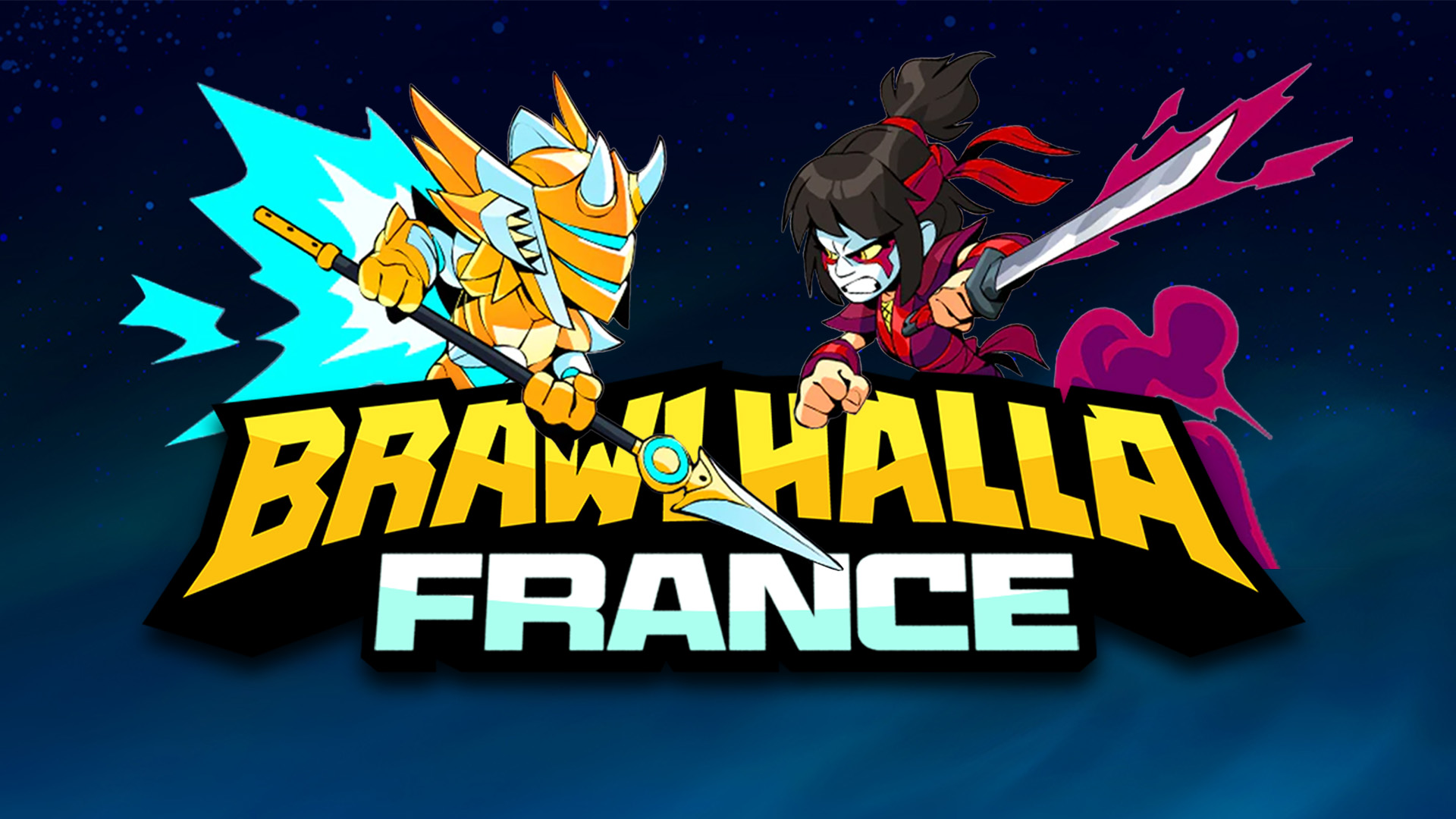 Discovery splash banner for Brawlhalla (FR) Discord server