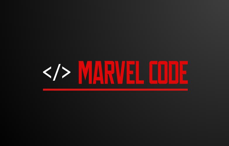 Discovery splash banner for Marvél Code Share Discord server