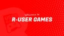 Discovery splash banner for R-USER Games Discord server