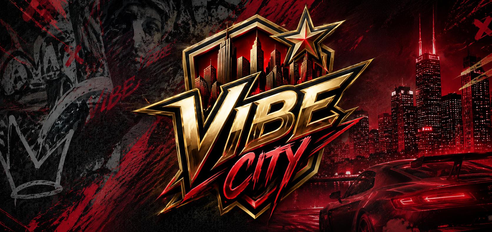 Discovery splash banner for Vibe City RP Discord server