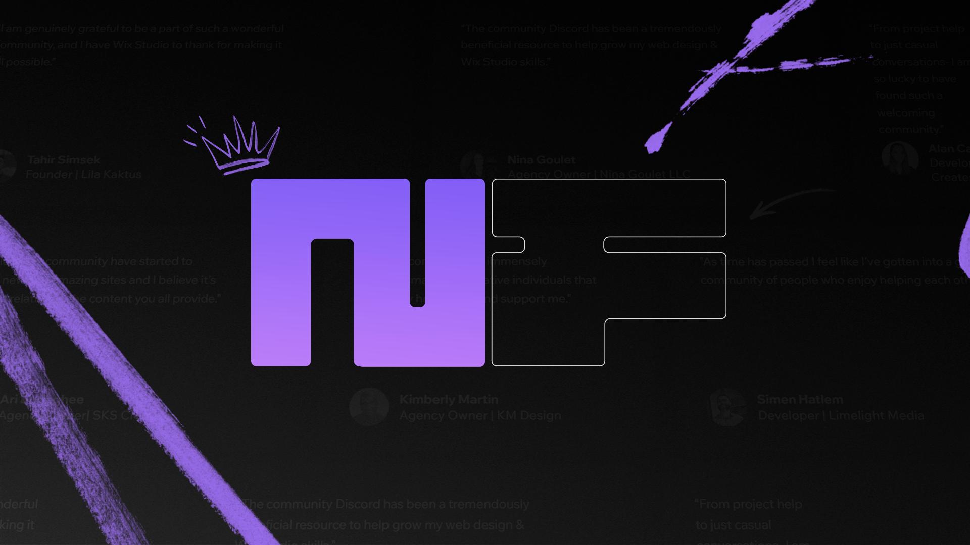Discovery splash banner for NewForm | Web Design Discord Community Discord server