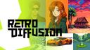 Discovery splash banner for Retro Diffusion Discord server