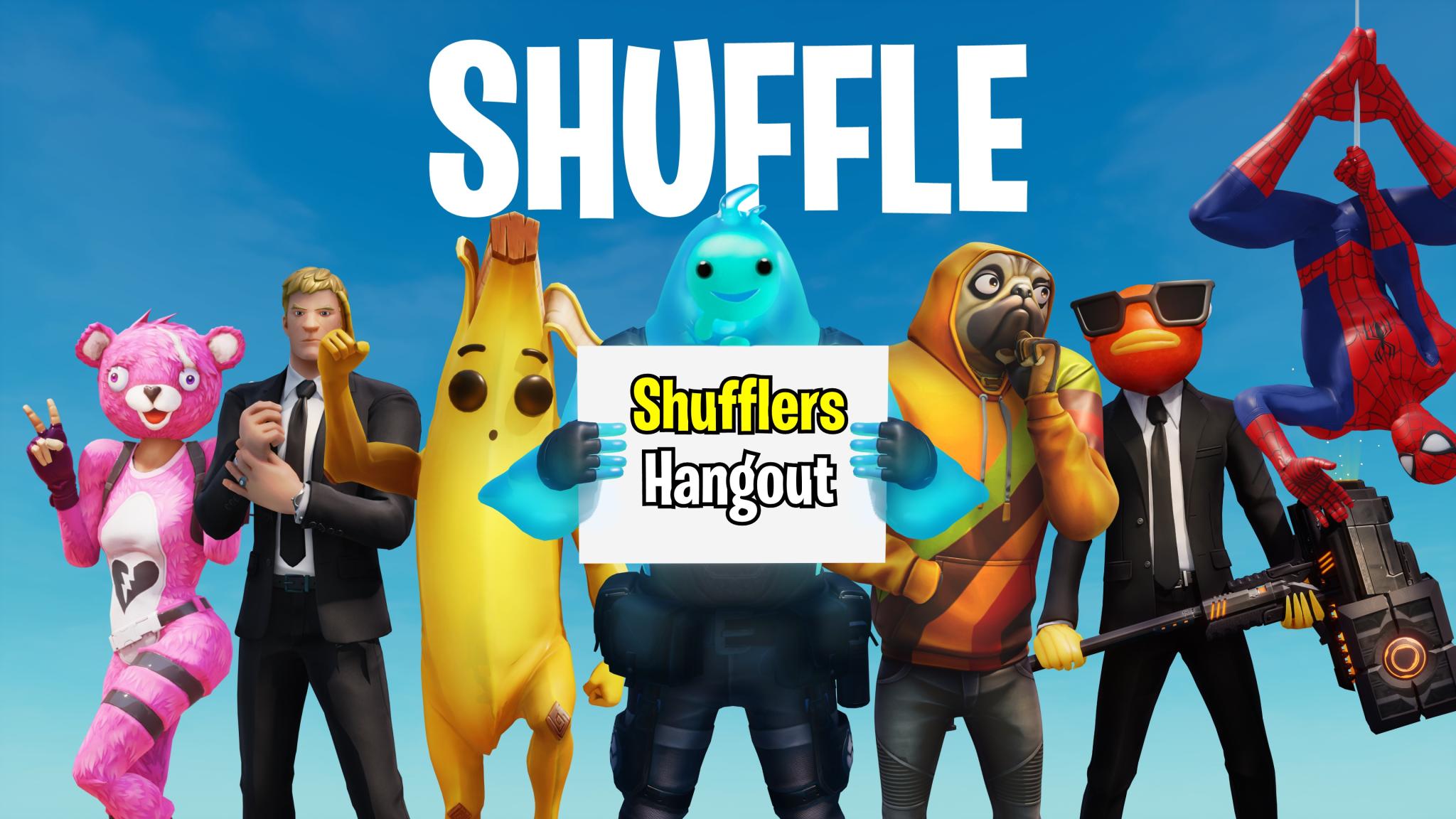 Discovery splash banner for Shufflers Hangout Discord server