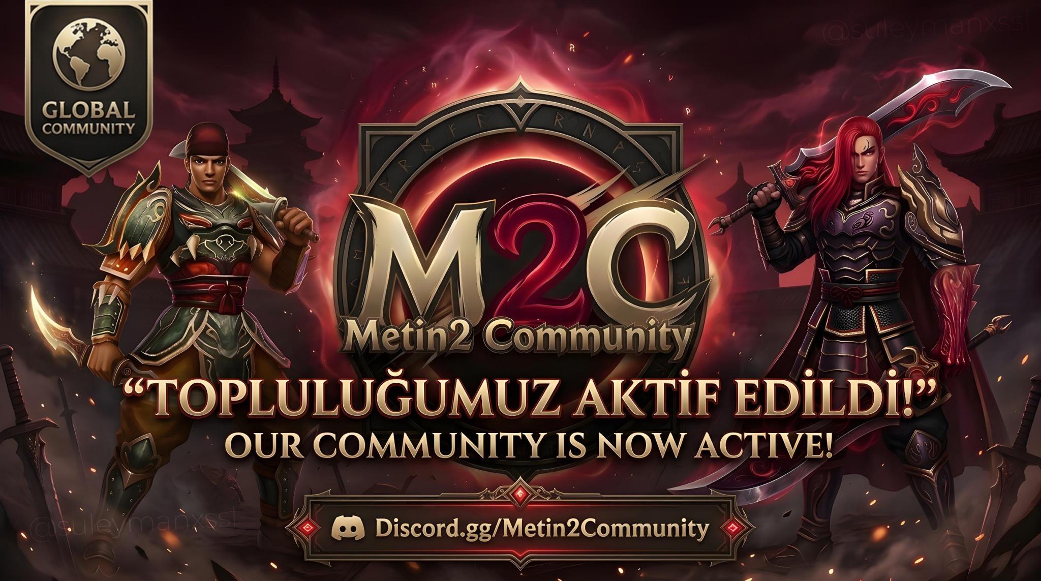 Discovery splash banner for Metin2 Community Discord server