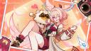 Discovery splash banner for Genshin ImPaimon! Discord server
