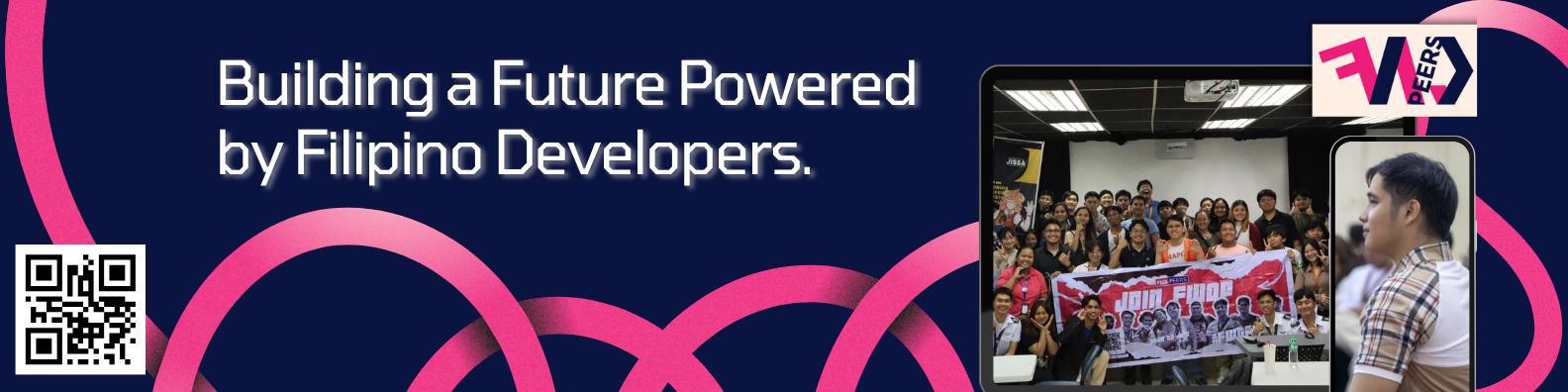 Discovery splash banner for Filipino Web Development Peers Discord server