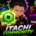 Discovery icon for ItachiCommunity 🇧🇷 | Roblox • Blox Fruits • Sailor Piece 🌊 Discord server